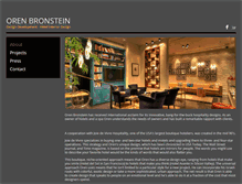 Tablet Screenshot of orenbronstein.com